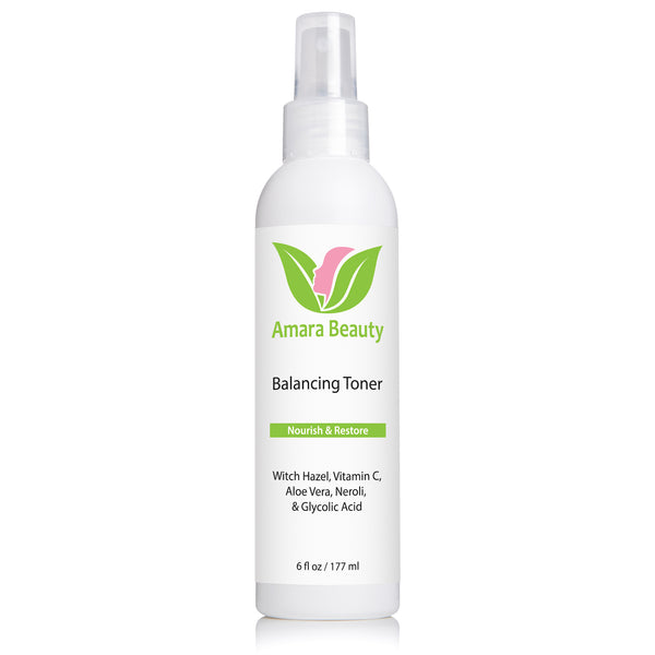 Balancing Facial Toner with Witch Hazel & Vitamin C - 6 oz - Amara